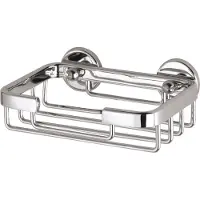TESA 40208-00000-00 ALUXX Zeepmandje Lijm Chroom (glanzend)
