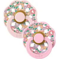 BIBS Boheme x Liberty Fopspenen Oscar Meadow maat 2 6-18 maanden 2 St Fopspeen