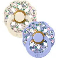 BIBS Fopspeen X Liberty Boheme Round Chloe Meadow Ivory Mix 6-12mnd 2st