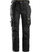 Snickers 6241 AllroundWork Stretch Werkbroek Met Holsterzakken - Zwart - Maat 54
