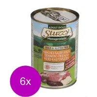 Stuzzy 6x Hondenvoer Monoprotein Kalfsvlees 400 Gr