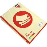 Quantore - Kopieerpapier A4 160gr kanariegeel 250vel | Pak a 250 vel | 5 stuks
