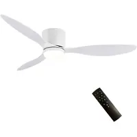 Freelight Plafondventilator Brezza Wit incl. Led 132cm