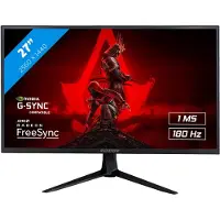 Raider QHD ULTRA GAMING - IPS - QHD 180Hz Gaming Monitor - RGB Verlichting - 27 Inch