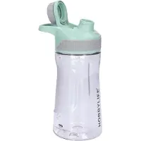 B-Home Waterfles / drinkfles / sportfles Aquamania - mintgroen- 530 ml - kunststof - bpa vrij - lekvrij - Stijlvolle fles