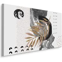 Karo-art Schilderij - De Veer, Modieuze, stijlvolle abstractie, premium print