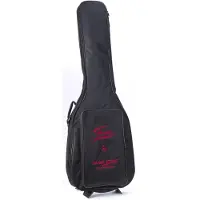 Fame E-gitaar Gigbag Basic zwart/rood Logo - Tas voor elektrische gitaren