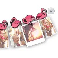 Mustard Funny Fotoclips - ClipIt Flamingos - Set van 6 Stuks Roze