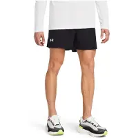 Under Armour Sportbroek 'Launch 5' lichtgrijs / zwart