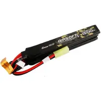 Gens ace LiPo accupack 11.1 V 1500 mAh Aantal cellen: 3 25 C Block Mini-Tamiya