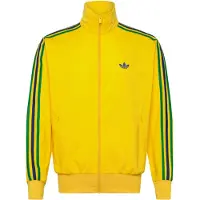 Adidas Sweatvest 'Firebird' geel / donkergroen