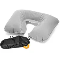 Go Go Gadget - 2x Reisset - Opblaasbaar nekkussen - Oogmasker - Oordopjes