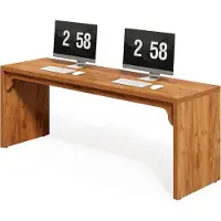 Tribesigns Bureau - Computerbureau - Computer Tafel - Bureautafel - 180 x 59 x 75 cm - Bruin