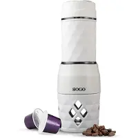SOGO Human Technology Sogo - Draagbare Handmatige Koffiezetter on the go - geen stroom en batterijen nodig