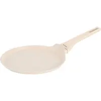 Klausberg KB-7958 Pannenkoekenpan 24 cm | Marmer Anti-aanbaklaag | Geschikt voor Inductie | Crème | Crepepan