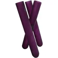 VAN MANEN Vaas Triple Tube XL decoratie paars glas 35x18x14cm multicolor.