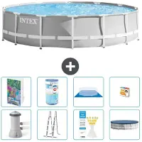 Intex Prism Frame Zwembad, rond - 427x107 cm - 7-delig, model S541