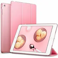 Ntech Hoes geschikt voor Apple iPad (2019 / 2020) 10.2 Smart Hoes Hard Case - Roze/Pink