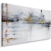 Karo-art Schilderij - Prachtig abstract, print op canvas, een echte eyecatcher