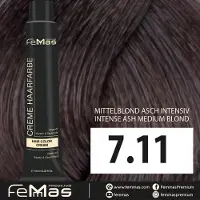 Femmas (7.11) - Haarverf - Medium Blonde As Intensief - 100ml