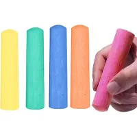 Signature GIANT CHALKS - Kleurige Krijt - Jumbo - 12 Stuks - Grijpbaar voor Kleine Handen