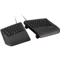 Perixx Periboard-524B Bedraad ergonomisch gesplitst toetsenbord – Gesplitst compact design – TKL – Verstelbare splitsing en hoogte- QWERTY/US