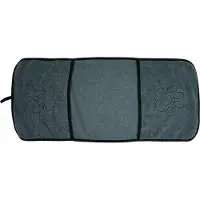 ZooRoyal Hondenhanddoek 80 x 35 cm - Absorberende Huisdierenhanddoek met Handvakken - Sneldrogend - Grijsblauw