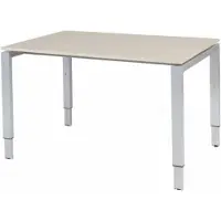 Schaffenburg Verstelbaar Bureau - Domino 120x80 robson - alu frame