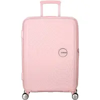 American Tourister Soundbox Spinner 67/24 TSA Expandable pastel pink
