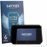 Savvies - Screenprotector voor Yamaha Tracer 9 2025 - Folie Beschermfolie transparant 6 Stuks