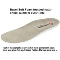 Berkemann - natuur-ongekleurd - binnenzolen - maat 45.5