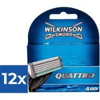 OEM Quattro - 4 stuks - Scheermesjes - Voordeelverpakking 12 stuks