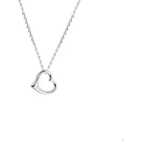Trendjuwelier huiscollectie 1325613 Zilveren Ketting Hart 1,3 mm 41 + 4 cm