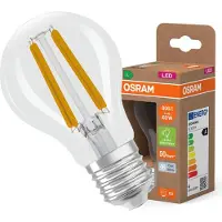 Osram LED SUPERSTAR+ CLASSIC A FIL 60 LED lamp, E27, klassieke bolvorm, 3,6W, 806lm, 4000K, koud wit licht, lange levensduur, tot 60% energiebesparing vergeleken met standaard LED lampen