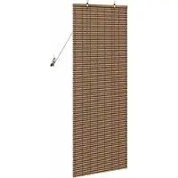 vidaXL Rolgordijn Bruin 60 x 160 cm Bamboe