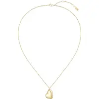 BOSS Goudkleurige ketting met hartvormige hanger