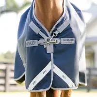 Horseware Regendeken Amigo 1200d 50gr Donkerblauw-grijs - 125/175