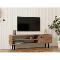 Skye Decor - TV-standaard - Atlantische den - 100% met melamine gecoat spaanplaat - 124 x 34 x 6 cm