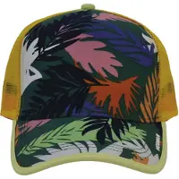 Herman Casquette baseball avec mesh coloré, visière et panneau frontal avec un imprimé floral multicolore