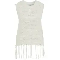 We fashion Gebreide top ivoor