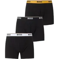 BOSS Boxershorts 'Power' pastelblauw / curry / zwart / wit