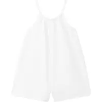 Mango playsuit wit Meisjes Katoen Ronde hals Effen - maat 140
