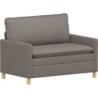 vidaXL Bank Taupe 126 x 81 x 87,5 cm Stof
