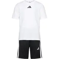 Adidas Trainingspak 'Train Essentials' zwart / wit