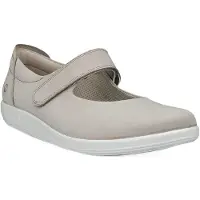 Ecco Soft 2.0 Mary-Jane beige Nubuck Maat 38