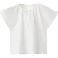 Mango T-shirt wit Meisjes Katoen Ronde hals Effen - maat 164