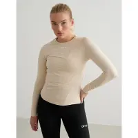 Aim'n Functioneel shirt beige / wit