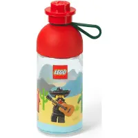 LEGO Drinkfles Hydratation Mexico Bright Red Transparent 0.5L