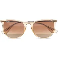 Ray-Ban - Merken - Erika Classic Polished Transparent Brown Brown Gradient voor Unisex van Wol - Roze
