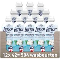 Lenor 12x Wasverzachter Katoen Fris 42 Wasbeurten 882 Ml